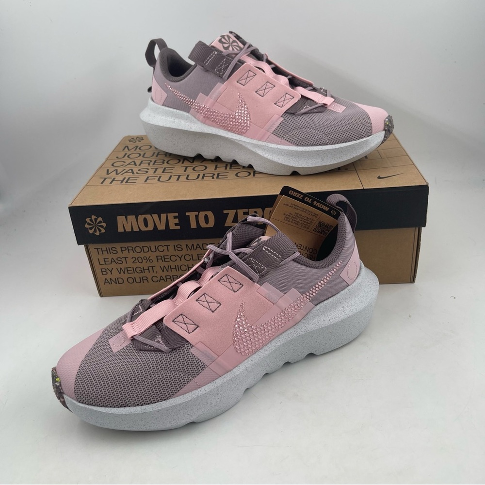 NIB! 👞 Nike Crater Impact GS Light Violet Ore DB3551-200 Shoes - Size 8.5